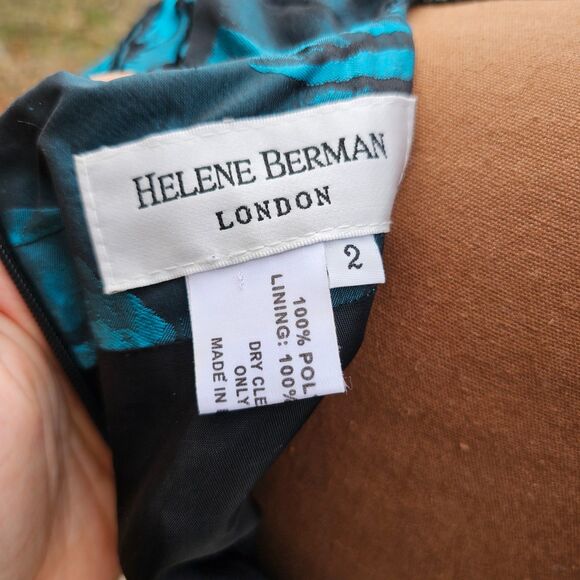 Helene Berman London Vintage Womens Floral Dress, size 2 - Picture 8 of 8